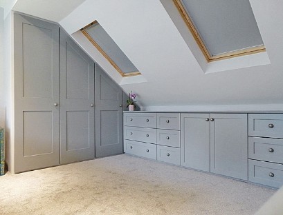 Corner attic Cabinet