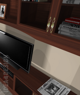 Built-in TV Cabinet library Cabinet